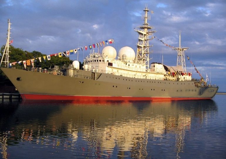 Putin launches SPY SHIP wiretap attack on Germany during Euros as chilling recon vessel appears in Baltic sea