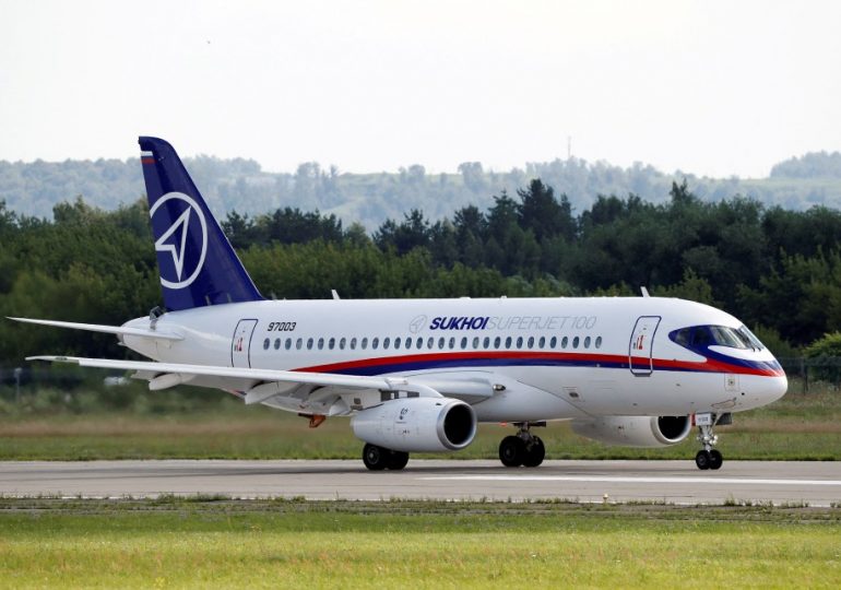 Three pilots killed after Russian Sukhoi Superjet passenger plane crashes on ‘test flight after repairs’ near Moscow