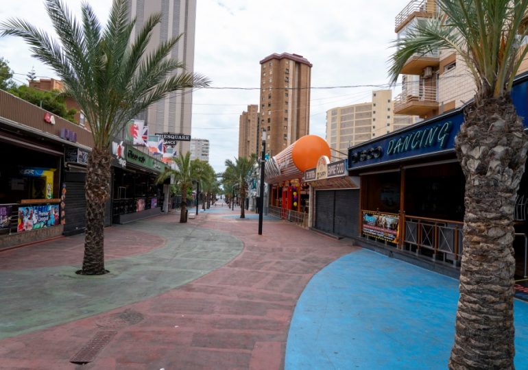 Inside the eerie abandoned Benidorm street with desolate nightclub & mini golf course left to rot