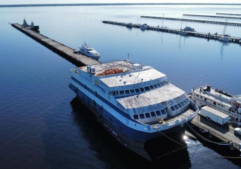 ‘Haunted’ ghost ship abandoned after ‘deadly disease swept through it’ is discovered frozen in time with casino on board