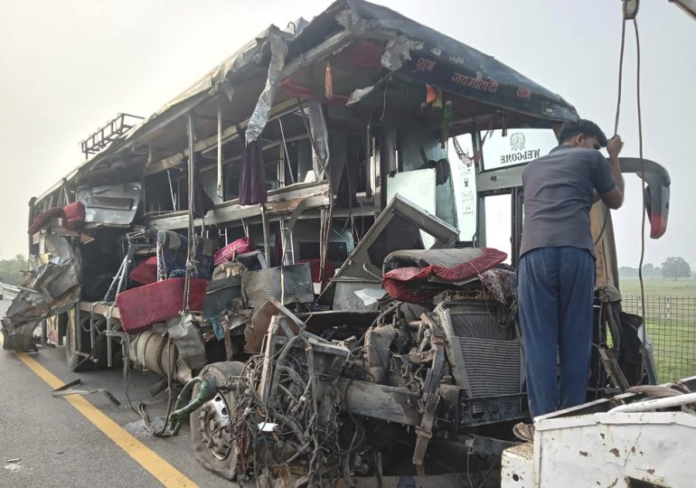 Bus-Milk Truck Collision in Northern India Leaves Many Dead