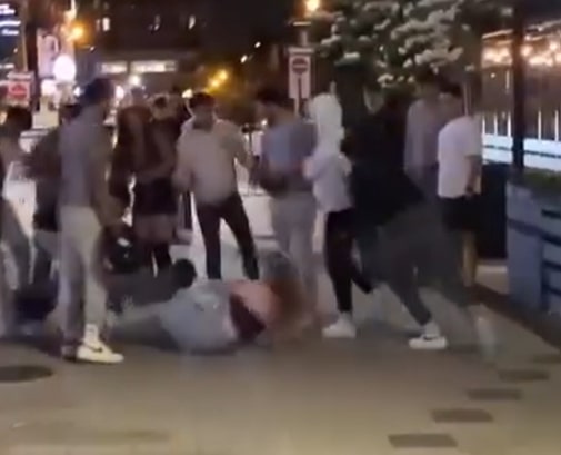 Horror moment lesbian couple are beaten by mob of ‘Middle Eastern men’ in ‘homophobic attack’ on birthday night out