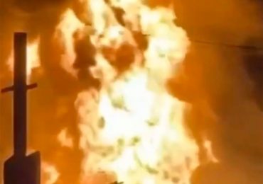 Major blow for Putin as Ukraine kamikaze drones set two Russian oil depots ablaze