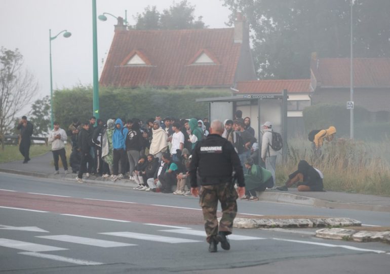 Inside new ‘Jungle’ camp near Dunkirk where migrants queue to board killer boats and mayor slams violence ‘blackspot’