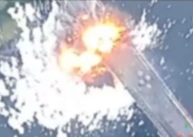 Dramatic moment Ukraine destroys key Russian bridge in Kursk delivering yet ANOTHER huge blow to Putin