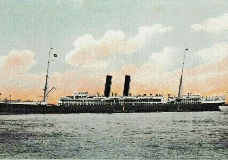 Lost wreck of British ocean liner Arcadian that sank on anniversary of Titanic killing 279 finally found after 107 years