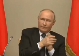 ‘Rattled’ Putin’s body language reveals deep fear over Ukraine invasion as he nervously twitches & rubs hands