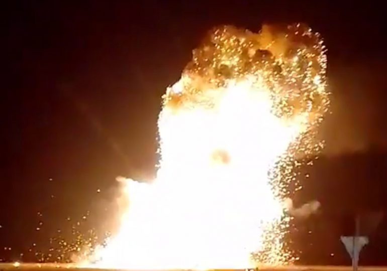 New vid shows Putin’s £93m nuke bomber plummet and EXPLODE as Russians scramble for cause of humiliating mystery crash