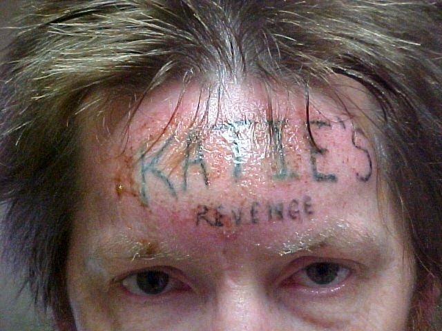 Monster who raped & killed girl, 10, forcibly tattooed with ‘KATIE’S REVENGE’ across his forehead by victim’s cousin