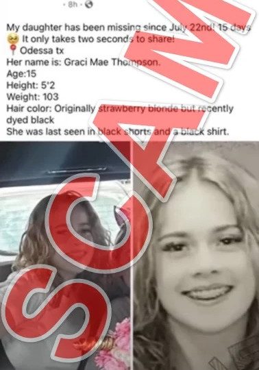 Who is is Gracie Mae Thompson and is she a real missing girl?