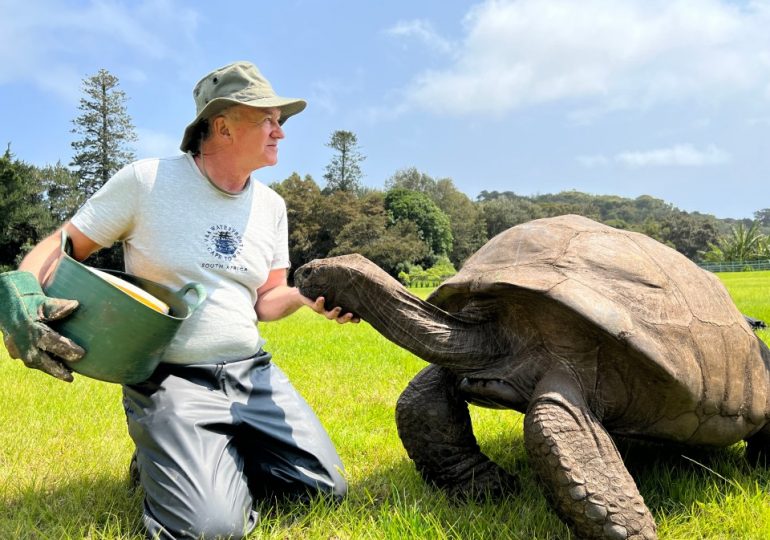 Meet oldest living animal to walk the earth – Jonathan the tortoise who met late Queen & lived through 40 US presidents