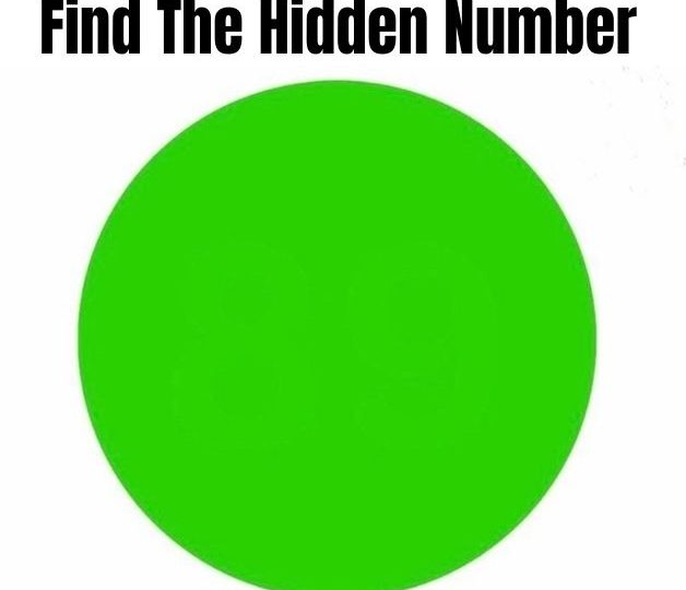 Everyone can see the green circle – but you need 20/20 vision & a high IQ to spot the secret number in just 7 seconds