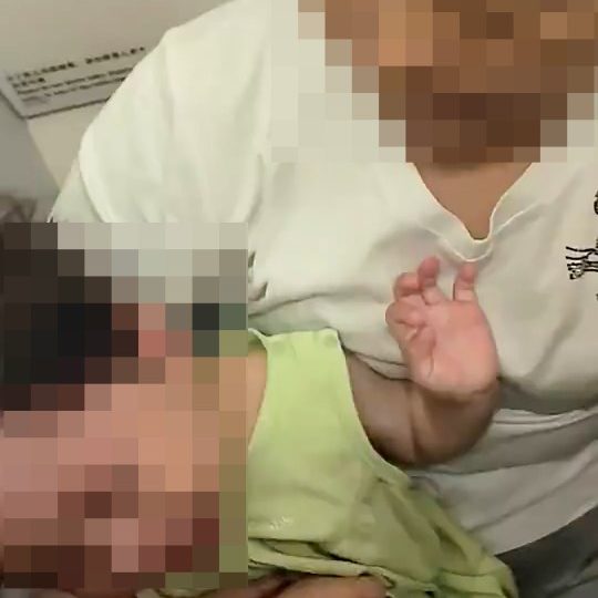 Shocking moment two fed up women LOCK crying toddler in plane toilet with her nan’s permission to ‘teach her lesson’