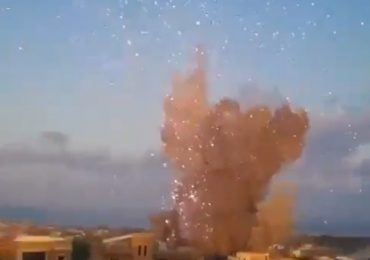 Watch as Israeli bombs blitz Lebanon as over 300 targets are hit ‘killing 180’ after chilling ‘get out now’ warnings