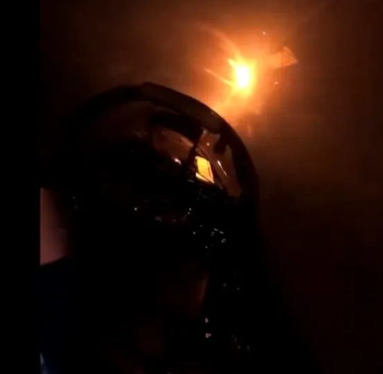 Watch rare cockpit footage of Ukrainian MiG-29 fighter jet blasting Russian drones out of the sky in daring night raid