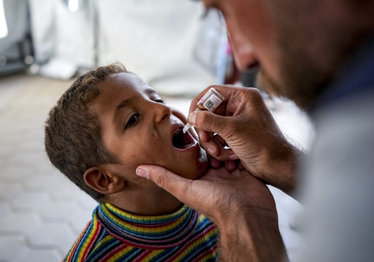 Polio Vaccination Drive Begins in Gaza After First Case in 25 Years