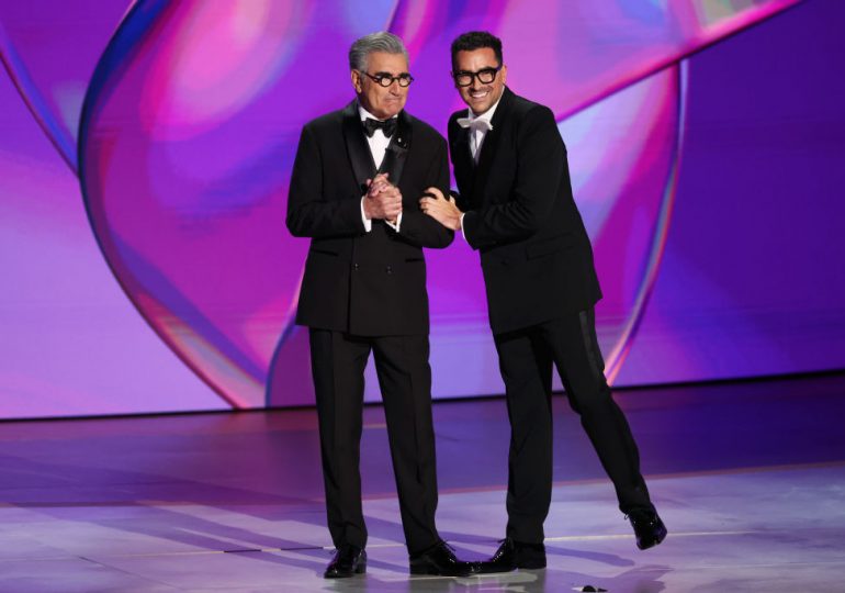 Eugene and Dan Levy Made Hosting the Emmys Look Easy