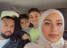 Brit mum, 28, stranded in Lebanon with her 2 children aged five & six is ‘torn’ as she’s forced to leave husband behind