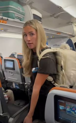 Watch moment passenger confronts woman for ‘stealing’ his iPhone charger on flight – but who is really in the wrong?