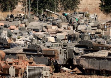 Israeli Tanks Mass on Lebanon Border as Fears of Ground Invasion Grow