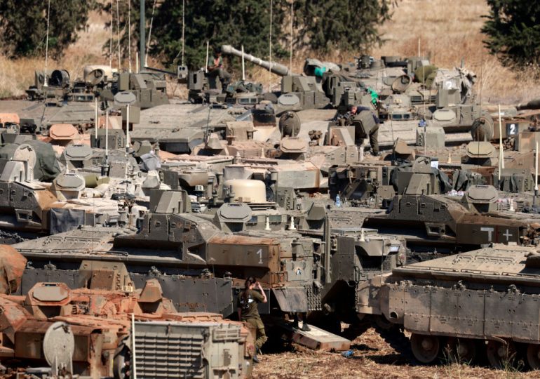 Israeli Tanks Mass on Lebanon Border as Fears of Ground Invasion Grow