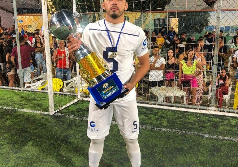 Chilling final pic shows footballer holding trophy minutes before he was shot dead in drive-by after leaving pitch