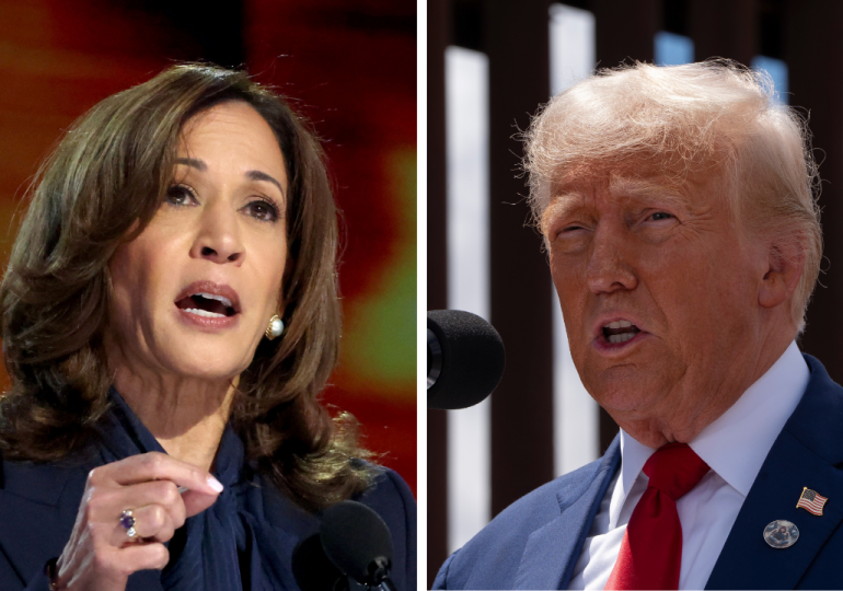 Harris Calls Trump’s Appearance at Arlington a ‘Political Stunt’ that ‘Disrespected Sacred Ground’