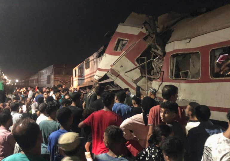 At least two killed and 29 injured as two passenger trains plough into each other in Egypt’s Nile Delta