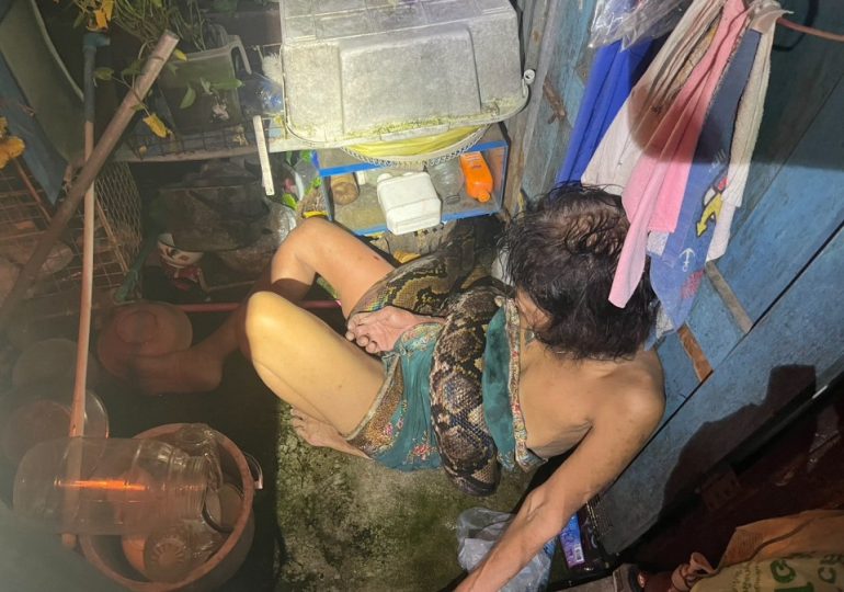 Horror moment gran is attacked by deadly 13ft python as bodycam shows beast try to squeeze life out of her in 4hr ordeal