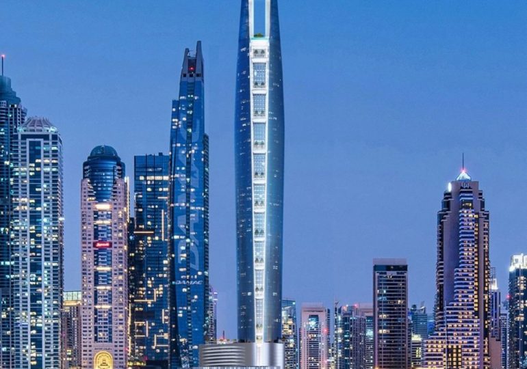 Plans for £338m ‘world’s tallest hotel’ with 82 floors & over 1,000 rooms…plus 360-degree glass views of man-made island