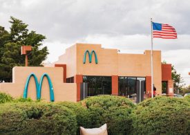 People are just discovering the world’s only BLUE McDonald’s – and the surprising reason behind the unique look