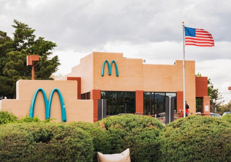 People are just discovering the world’s only BLUE McDonald’s – and the surprising reason behind the unique look