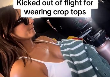 Watch moment 2 women are kicked off US flight for ‘wearing crop tops after male flight attendant demanded they cover-up’