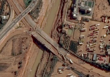 New aerial pics show apocalyptic destruction from flooding in Spain as army deployed to worst-hit areas after 158 killed