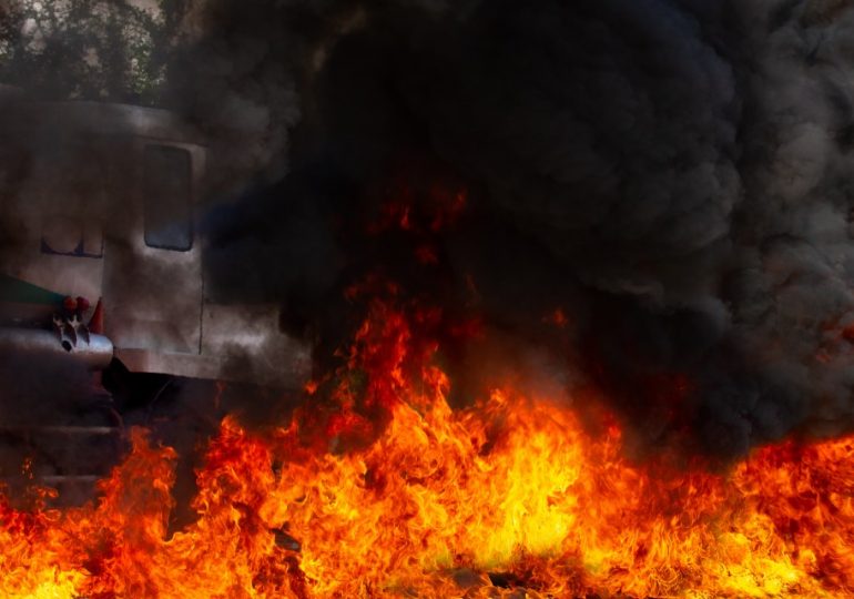 At least 94 dead after oil tanker crashes & explodes sparking inferno as people ‘rushed to scoop up fuel’ in Nigeria