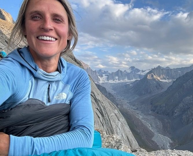 Top Brit climber who went missing on 23,000ft mountain with her American pal breaks silence after rescue from snowstorm