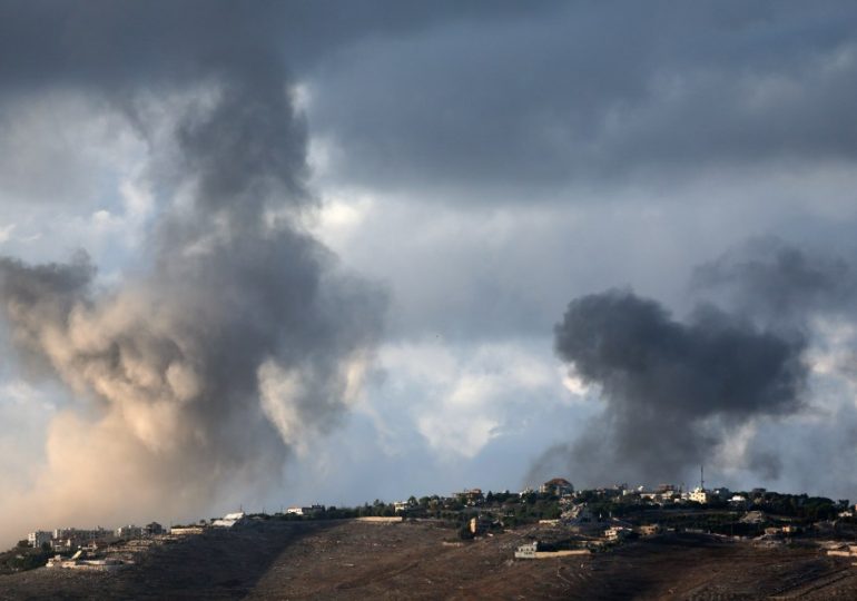 Gun battles erupt INSIDE Lebanon in sign full Israeli invasion is underway as Hezbollah joins Iran with 100-rocket blitz