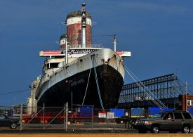 Legendary abandoned cruise ship SS United States left to rot for 30 years could be SUNK on purpose in ambitious new plan