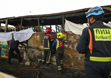 25 Feared Dead After School Bus Catches Fire Near Bangkok