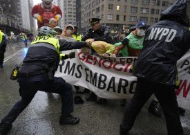 Macy’s Thanksgiving Day Parade Interrupted by Protests Leading to Multiple Arrests