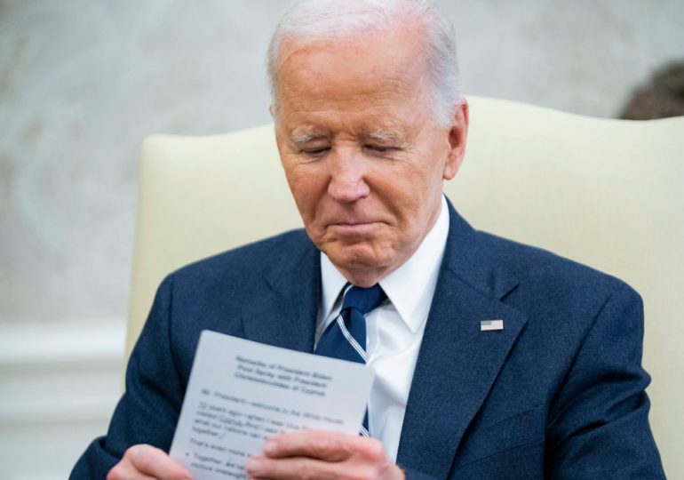 Questions Raised Over Editing of Official Transcript of Biden’s ‘Garbage’ Comment