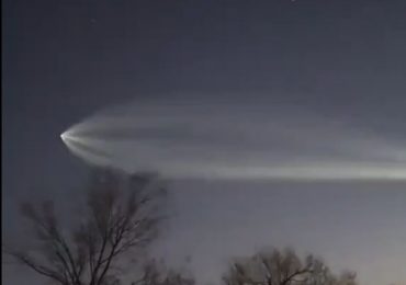 Terrifying video shows Putin’s new 7,600mph Oreshnik hypersonic missile ripping into outer space before blitzing Ukraine