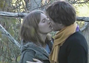 Fury as notorious kiss between Amanda Knox and her lover Raffaele Sollecito is recreated for TV drama