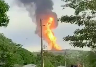 Volcano ERUPTS in rare caught-on-cam moment spewing giant fireball & forming smoke ring while terrified locals scream