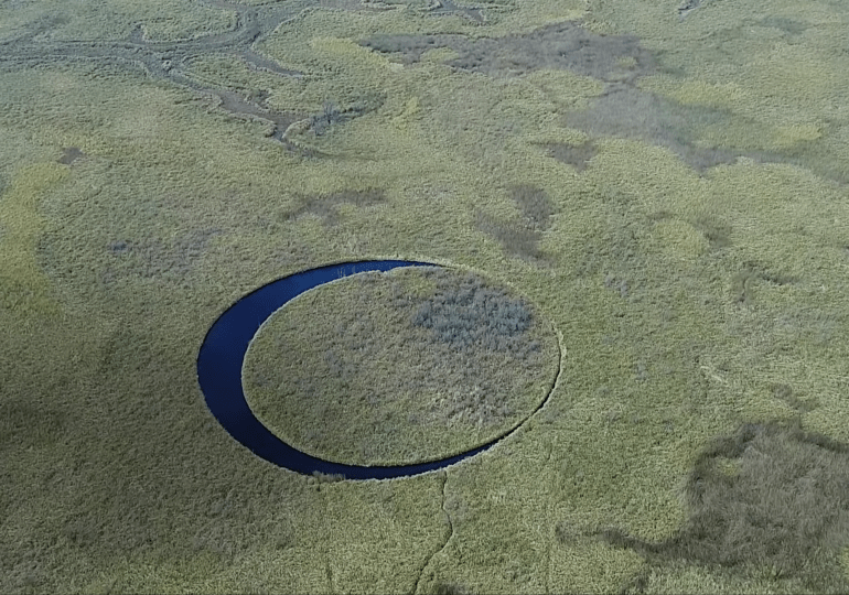 Mystery of perfectly circular uninhabited island ‘The Eye’ that SPINS – and no one knows why