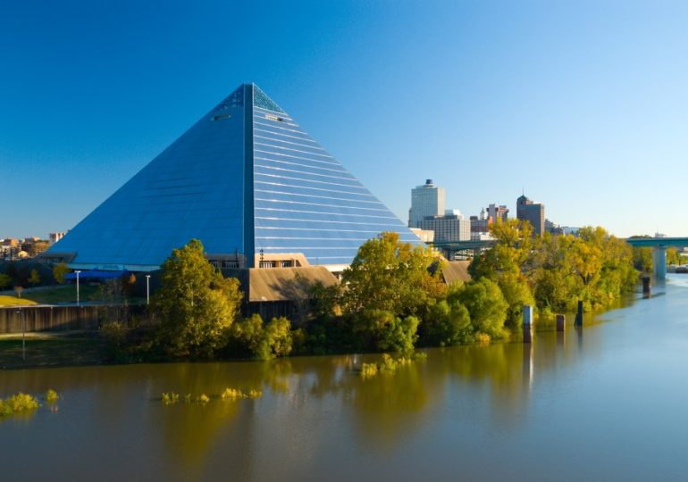 Bizarre 300ft ‘Egyptian’ pyramid topped by crystal skull loomed abandoned over US city before getting surprising new use