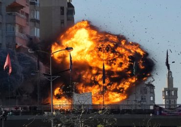 Moment Israeli missile levels Beirut terror stronghold apartment block after IDF reveals pinpoint plans