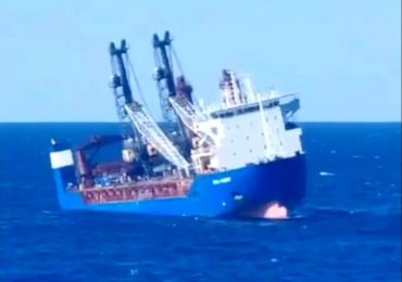 Russian 466ft cargo ship on secret mission for Putin sinks off coast of Spain after ‘explosion on board’