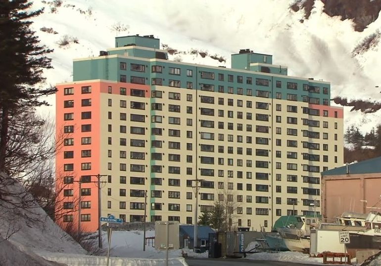 Inside the town where ENTIRE population live in 14-floor tower with shops, church & cops in building – & the reason why