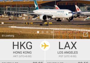 Passengers ‘fly back in time’ as flight takes off from Hong Kong in 2025 and will land in Los Angeles back in 2024